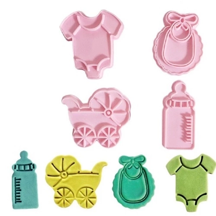 Baby shower 4pc cutter Baby shower 4pc cutter