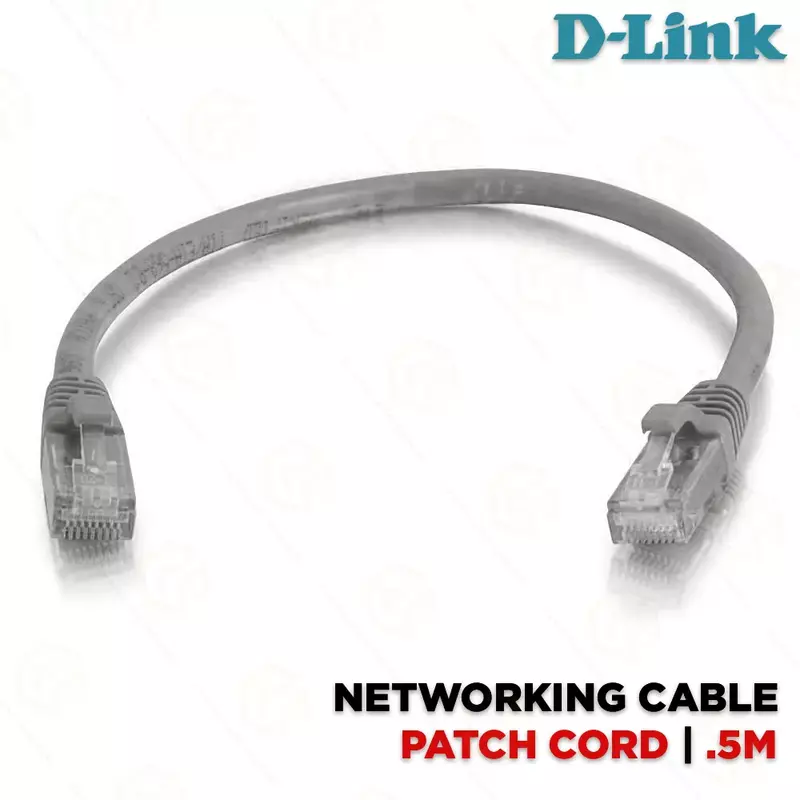 DLINK CAT 6 PATCH CORD 0.5 MTR (NCB-C6UGRYR1-0.05) DLINK CAT 6 PATCH CORD 0.5 MTR (NCB-C6UGRYR1-0.05)