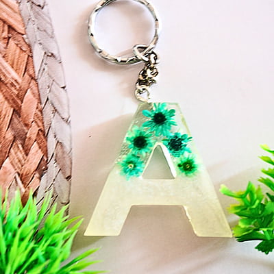 'A' VITALITY FLOR LETTER KEYCHAIN(LK00040)