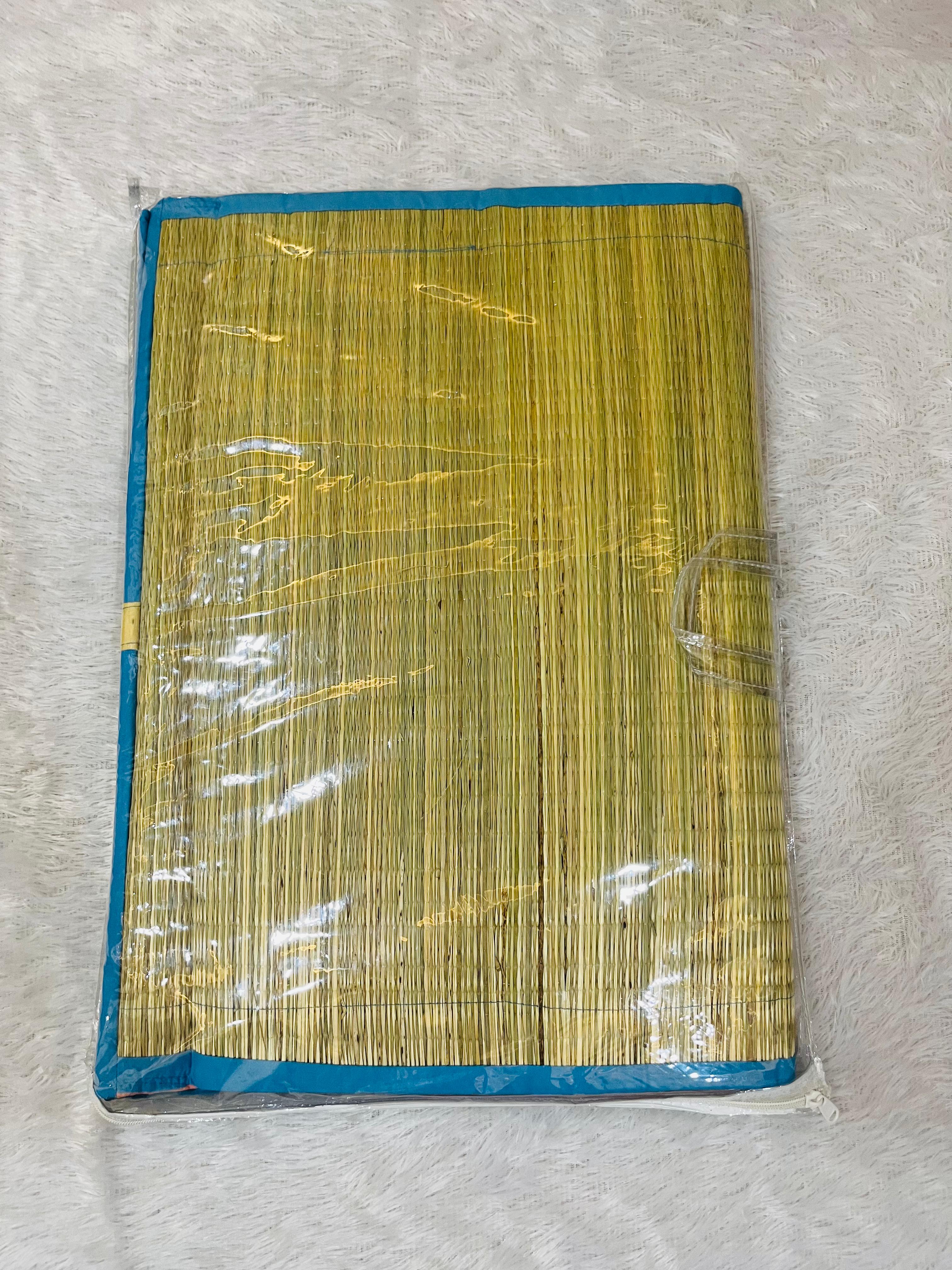 Korai Mat Baby Bed – Handcrafted Foldable River Grass Cushion Bed (2x3 ft) - Pack of 1 Korai Mat Baby Bed – Handcrafted Foldable River Grass Cushion Bed (2x3 ft) - Pack of 1