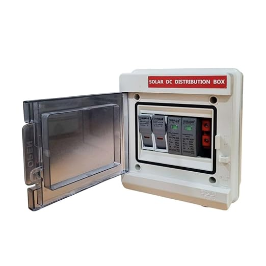 WaterShield  IP66 DCDB 1 in 1 Out Inbuilt DC Fuse 20A (2 Nos), SPD 600V