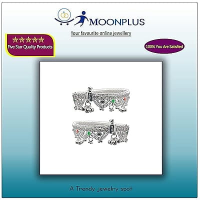 Sterling silver Chain Type Anklets/Payal Sterling silver Chain Type Anklets/Payal