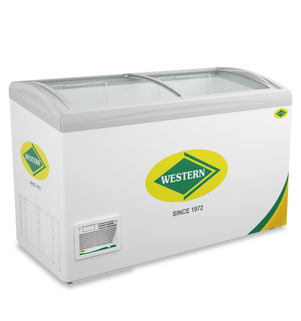 Western Glass Top Freezer 425GCL (Curved) Western Glass Top Freezer 425GCL (Curved)