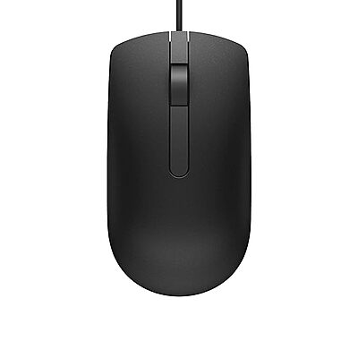 Dell MS116 Wired Optical Mouse, 1000DPI, LED Tracking, Scrolling Wheel, Plug and Play Dell MS116 Wired Optical Mouse, 1000DPI, LED Tracking, Scrolling Wheel, Plug and Play