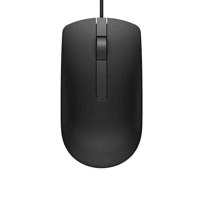Dell MS116 Wired Optical Mouse, 1000DPI, LED Tracking, Scrolling Wheel, Plug and Play Dell MS116 Wired Optical Mouse, 1000DPI, LED Tracking, Scrolling Wheel, Plug and Play