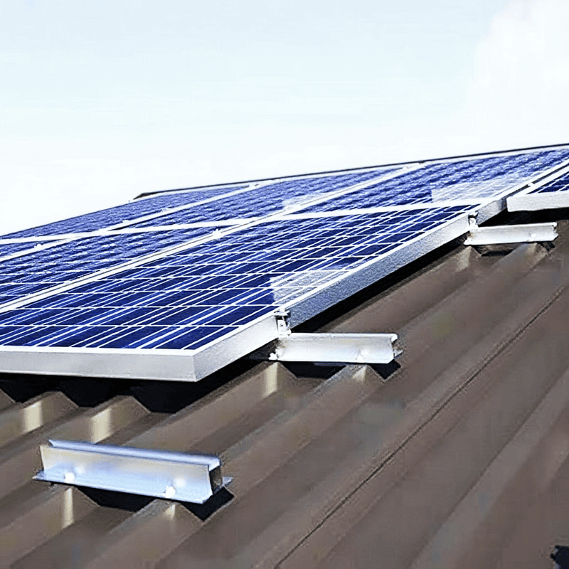 Micro Rail - Rooftop Solar Panel Mounting Structure Set