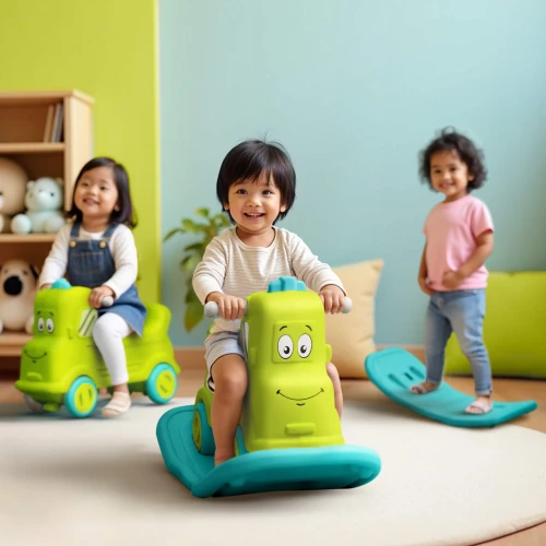All-in-One Rider, Rocker & Balance Board – Green All-in-One Rider, Rocker & Balance Board – Green