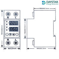 63A 230V Digital Energy Meter Weather-Proof Mount 63A 230V Digital Energy Meter Weather-Proof Mount