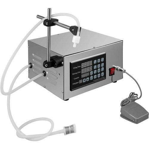 Semi-Automatic Digital Liquid Filling Machine | 3 Bottles/Min | 5ml–1000ml | Single Nozzle Semi-Automatic Digital Liquid Filling Machine | 3 Bottles/Min | 5ml–1000ml | Single Nozzle