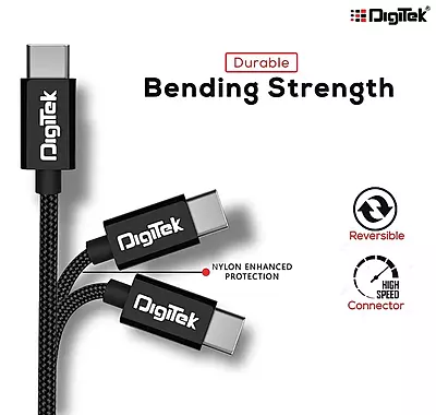 Digitek Charge Type C USB Cable (DC 1M C NBBLK)
