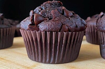 Double chocolate muffins