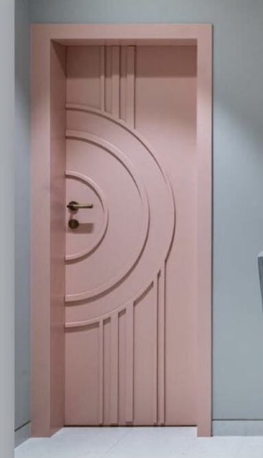 Elegant Pink 3D HDHMR Door with Deco Paint