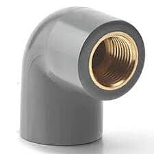 PVC Pipe Fittings (Brass Elbow)