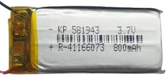 KP581943 3.7V 800 MAH