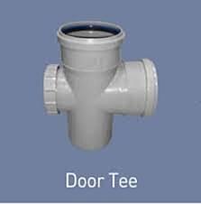 SKIPPER SWR PUSH FITTINGS DOOR TEE 75MM