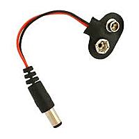 5.5mm DC Jack to 9V Battery Holder
