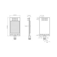 Ebyte E01-ML01DP5 2.4GHz nRF24L01 PA LNA Wireless Transceiver RF Module Ebyte E01-ML01DP5 2.4GHz nRF24L01 PA LNA Wireless Transceiver RF Module