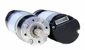 HD Planetary DC Geared Motor 468 RPM 72.6N-CM 24V with Encoder