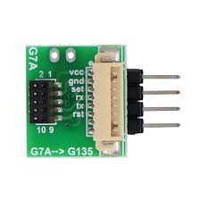 IDC 10pin 1.27mm - microUSB adapter for PMS7003 sensor - soldered pins