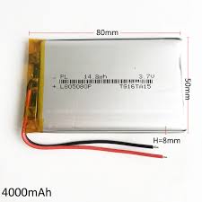 Lithium – Ion Rechargeable Battery 3.7V 4000 mAh with NTC -18650 Model Lithium – Ion Rechargeable Battery 3.7V 4000 mAh with NTC -18650 Model