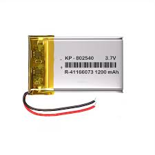 KP802540 3.7 V 1200 MAH