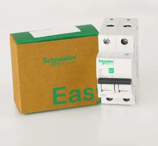Schneider Electric MCB 2P, 32 A, C curve, 6000 A 240V (Pack of 1) Schneider Electric MCB 2P, 32 A, C curve, 6000 A 240V (Pack of 1)
