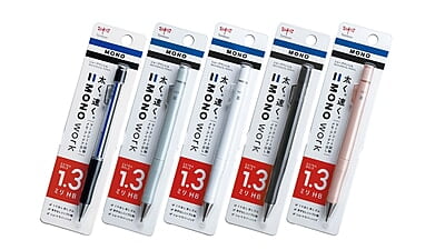 TOMBOW MONO WORK MECHANICAL PENCIL, 1.3mm