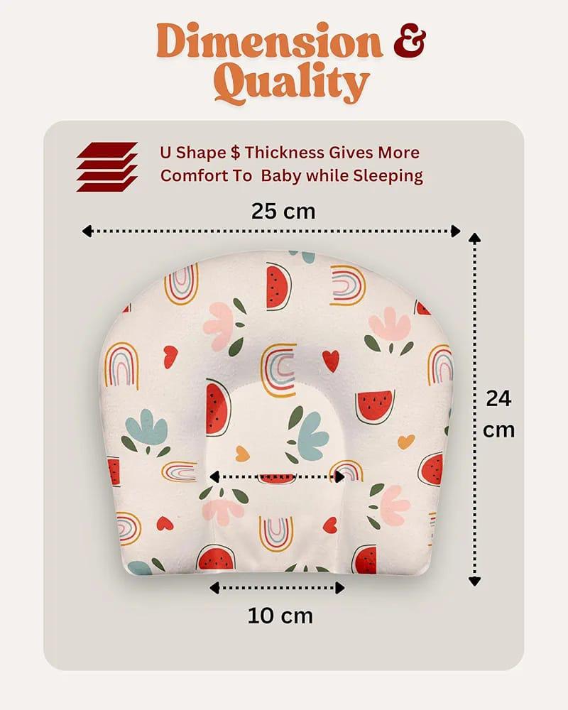 Infant Baby Pillow – Organic and Soft (Peach) Infant Baby Pillow – Organic and Soft (Peach)