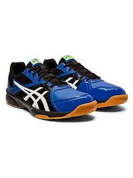 BADMINTON SHOE ASCIS-COURT BREAK BLACK ASICS BLUE US 12 BADMINTON SHOE ASCIS-COURT BREAK BLACK ASICS BLUE US 12