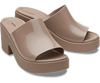 BROOKLYN SLIDE HIGH SHINE HEEL