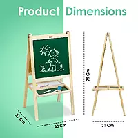 2 in 1 Double sided Easel Board (Black and White) 2 in 1 Double sided Easel Board (Black and White)