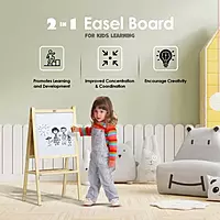 2 in 1 Double sided Easel Board (Black and White) 2 in 1 Double sided Easel Board (Black and White)
