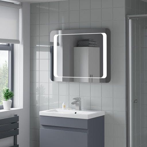 Rectangular LED Touch Sensor Mirror 003