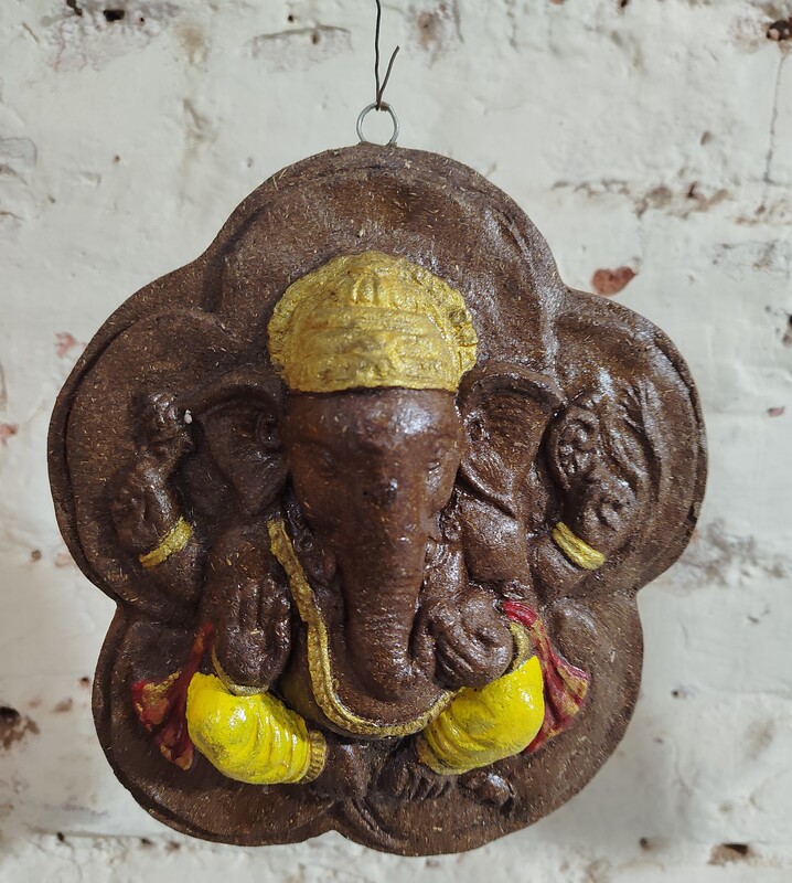 Eco friendly Cow Dung Ganesha Wall Hanging