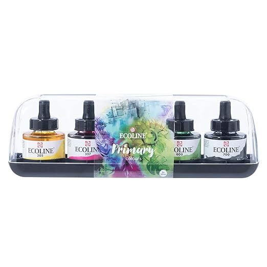 Ecoline Colours 30 ML Set of 5 Ecoline Colours 30 ML Set of 5