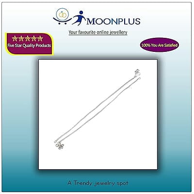 Sterling Silver Paayal Anklet | plain Design silver Kolusu for Women and Girls Sterling Silver Paayal Anklet | plain Design silver Kolusu for Women and Girls