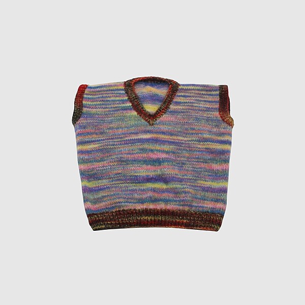 (4-5 Years) Baby Woolen Sweater, Handknitted, Multicolour Striped