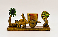 Village Scene Decorative Showpiece, 18.5 cm x 10 cm