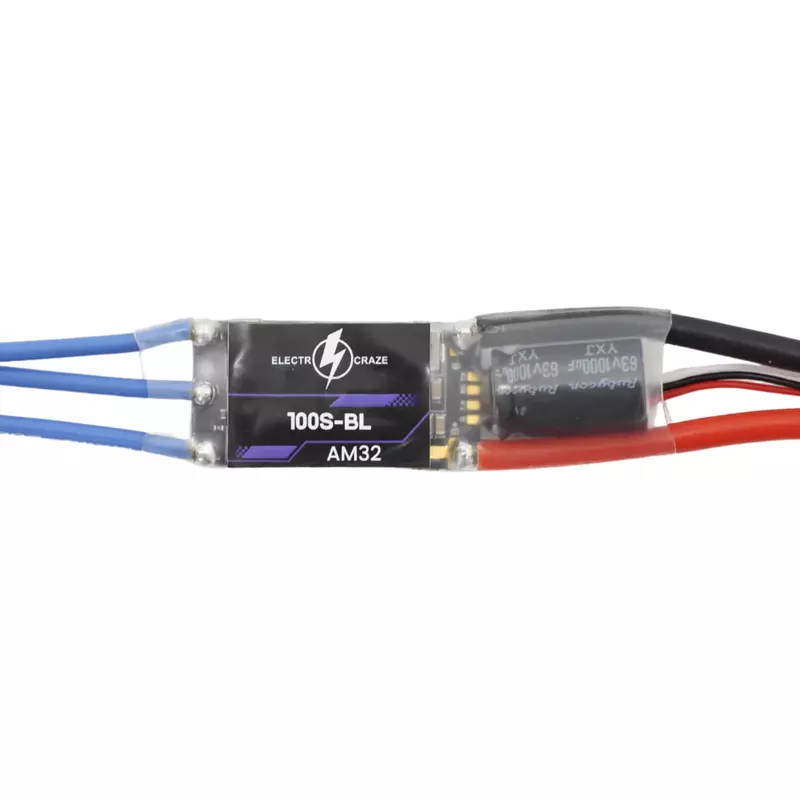 Electrocraze 100S-BL AM32 100A Brushless Motor Controller Electrocraze 100S-BL AM32 100A Brushless Motor Controller