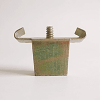 Metal DIN Rail Mount Terminal Blocks End Stopper Screw Type Clamp (1 qty)