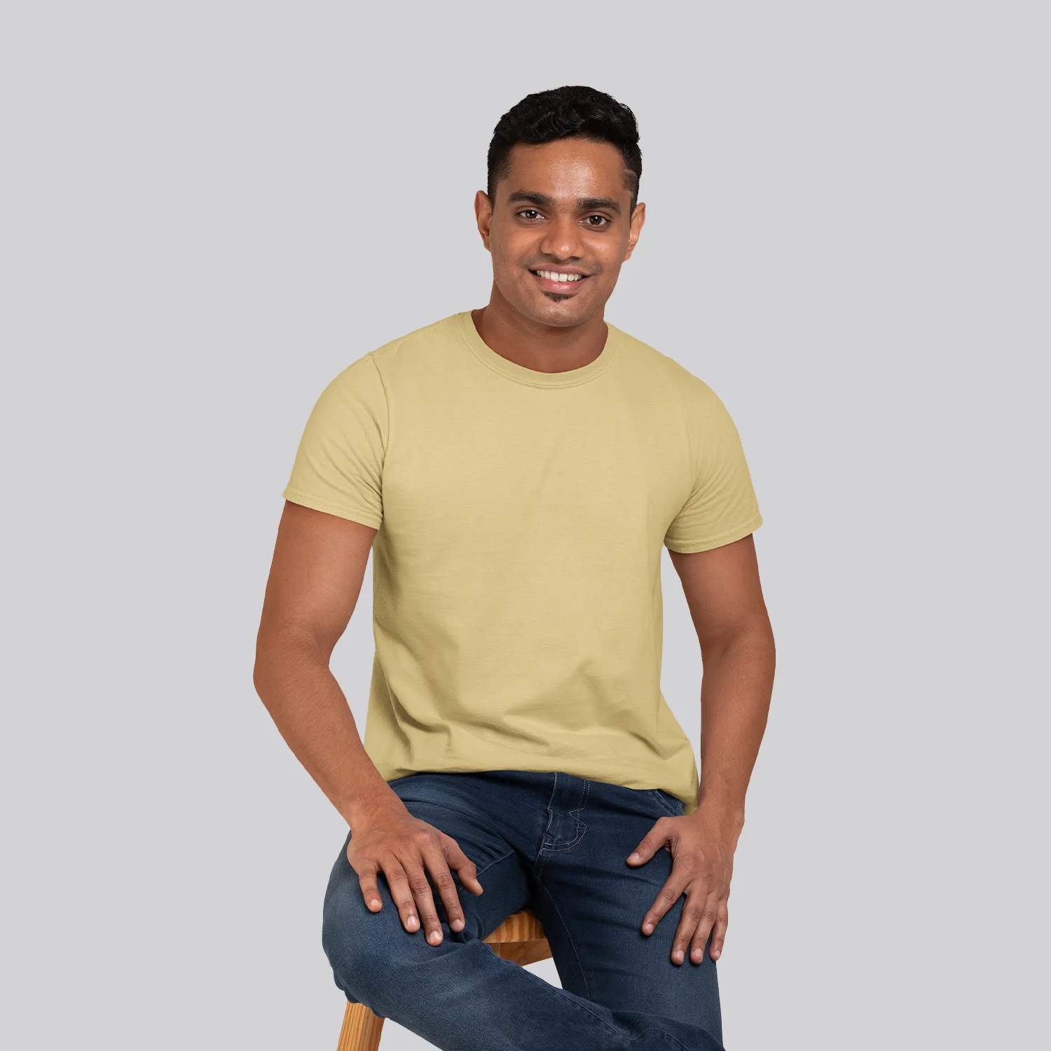Supima T-shirt (Beige) Supima T-shirt (Beige)