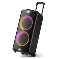 Philips TAX5206 Bluetooth Party Speaker – 160W Power, 14 Hours Play Time, Karaoke, Guitar/Mic Input, Party Lights, Trolley Design Philips TAX5206 Bluetooth Party Speaker – 160W Power, 14 Hours Play Time, Karaoke, Guitar/Mic Input, Party Lights, Trolley Design