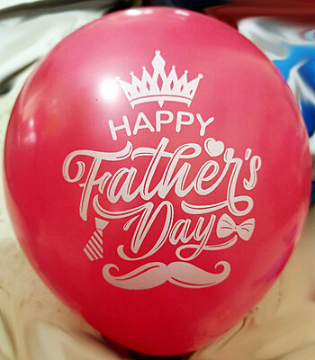 The Magic Balloons- Happy Father’s Day latex balloons, Red, Green & Blue color party decorations supplies, Pack of 30 pcs-181432 The Magic Balloons- Happy Father’s Day latex balloons, Red, Green & Blue color party decorations supplies, Pack of 30 pcs-181432