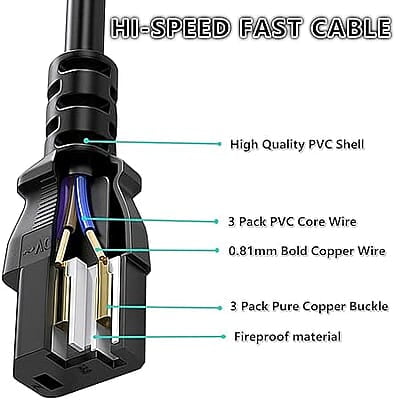 23 07 01 09 | COMPUTER DESKTOP POWER CABLE - 1.5 MTR 23 07 01 09 | COMPUTER DESKTOP POWER CABLE - 1.5 MTR