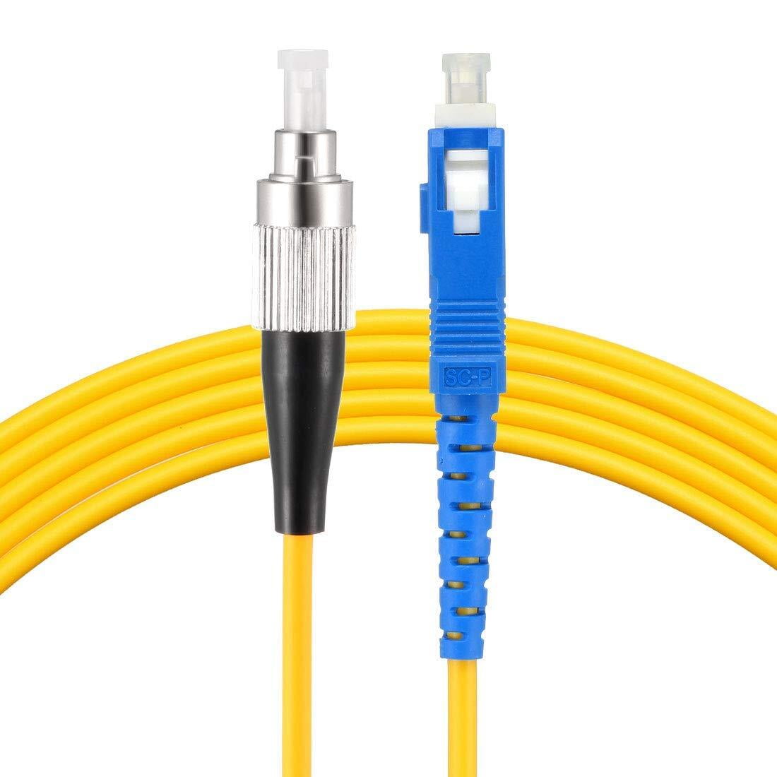 FC to SC Single Mode Simplex Fiber Optical Cable,Jumper Patch Cord for video transmission, multimedia applications (3m) FC to SC Single Mode Simplex Fiber Optical Cable,Jumper Patch Cord for video transmission, multimedia applications (3m)