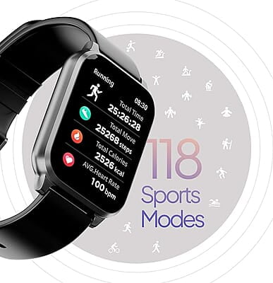 Fire-Boltt Ninja 3 Plus 1.83" Display Smartwatch Full Touch with 100+ Sports Modes with IP68, Sp02 Tracking, Over 100 Cloud Based Watch Faces Fire-Boltt Ninja 3 Plus 1.83" Display Smartwatch Full Touch with 100+ Sports Modes with IP68, Sp02 Tracking, Over 100 Cloud Based Watch Faces