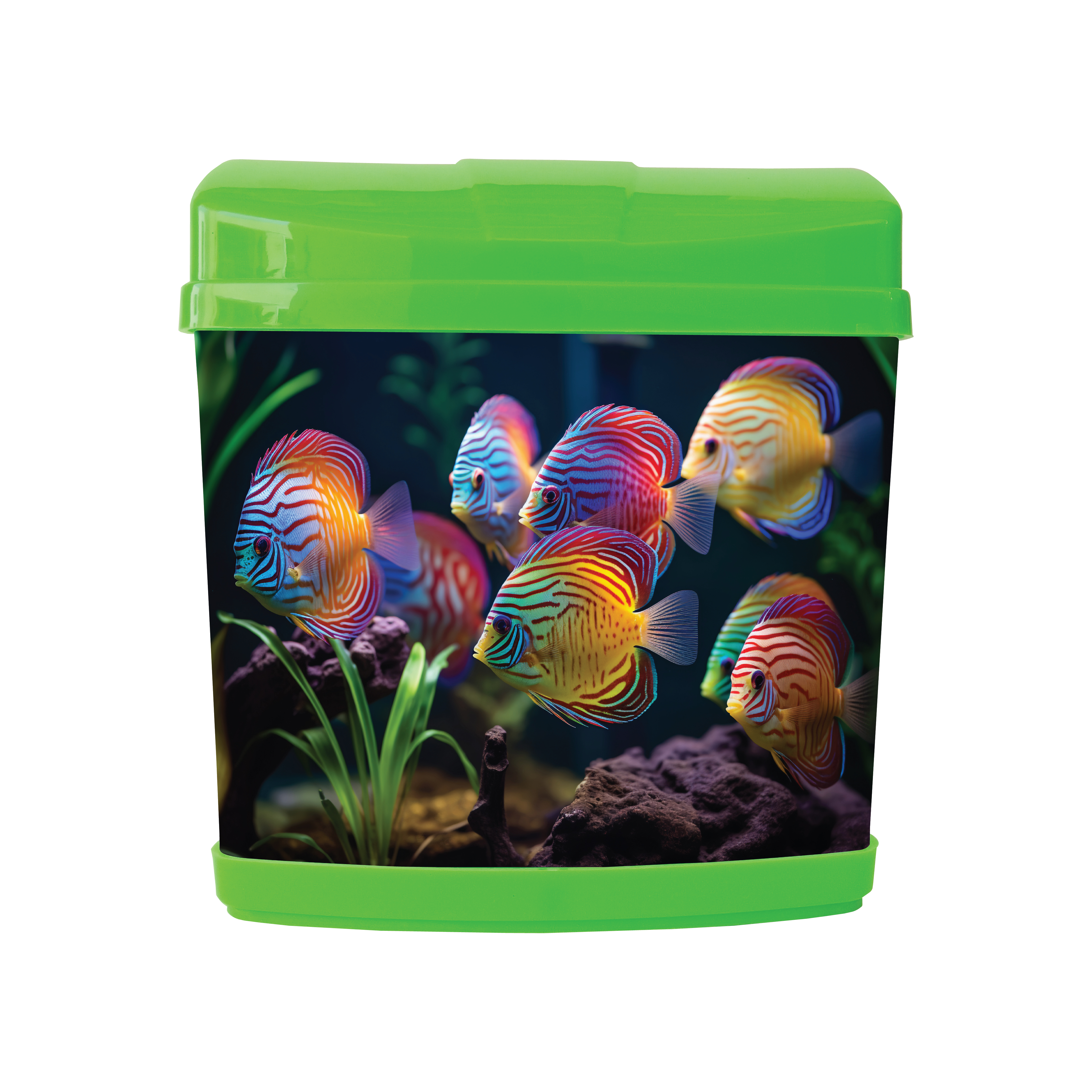 FlyExtreme Fish Tank For Betta, Guppy, Gold Fish & Other Small Fish Variety