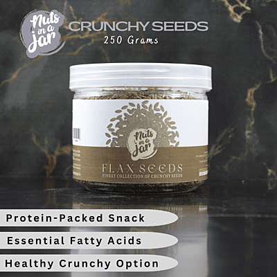 Nuts in a Jar Crunchy Flax Seeds 250 Grams Nuts in a Jar Crunchy Flax Seeds 250 Grams
