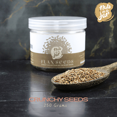 Nuts in a Jar Crunchy Flax Seeds 250 Grams Nuts in a Jar Crunchy Flax Seeds 250 Grams
