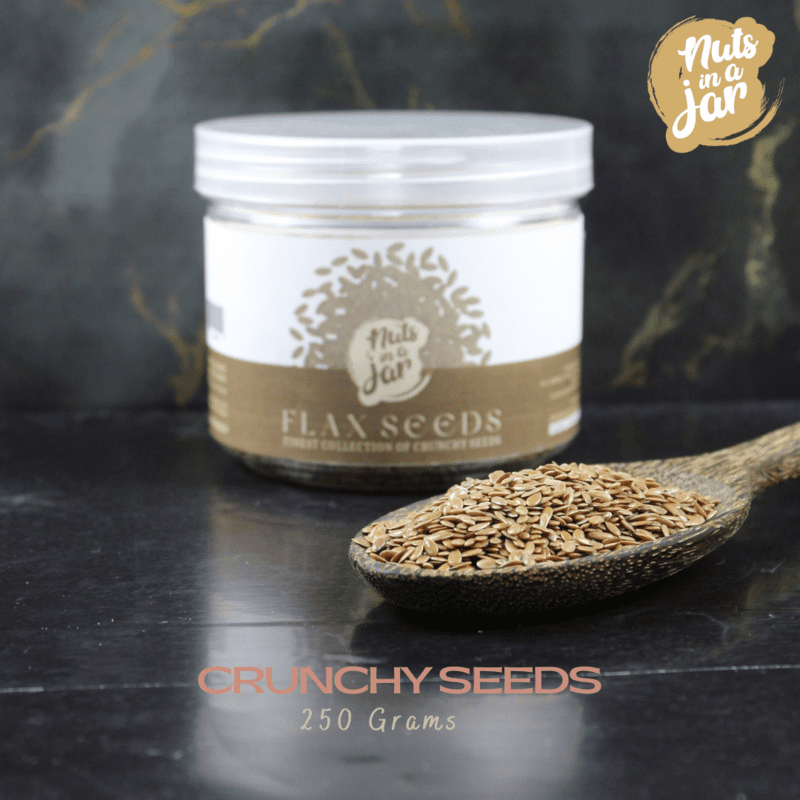 Nuts in a Jar Crunchy Flax Seeds 250 Grams Nuts in a Jar Crunchy Flax Seeds 250 Grams